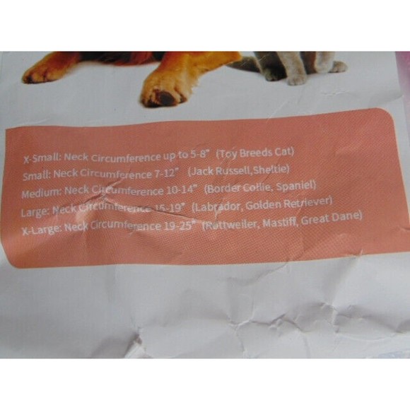 Inflatable Pet Collar / Recovery Collar - Pink - Extra Small for Dogs Cats - Picture 7 of 7